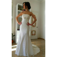 Свадебное платье, белое, модель 1153